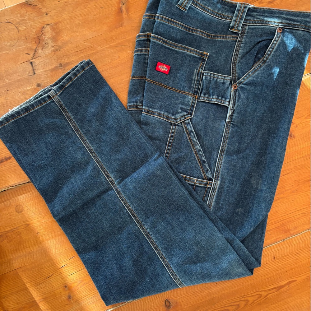Dickies Dark Blue Bootcut Jeans